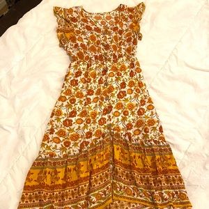 Vintage Floral Dress